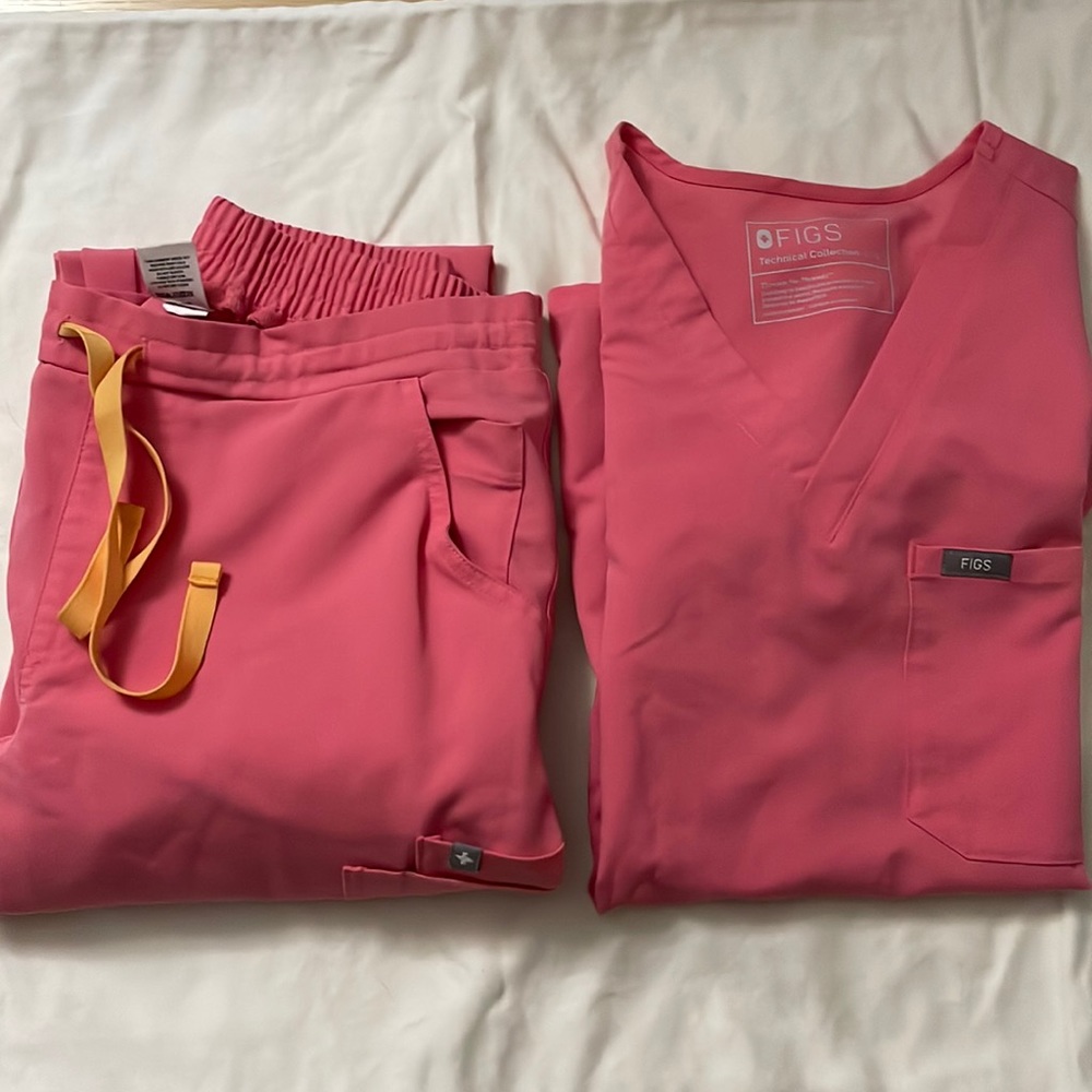 Figs Scrub -Pink